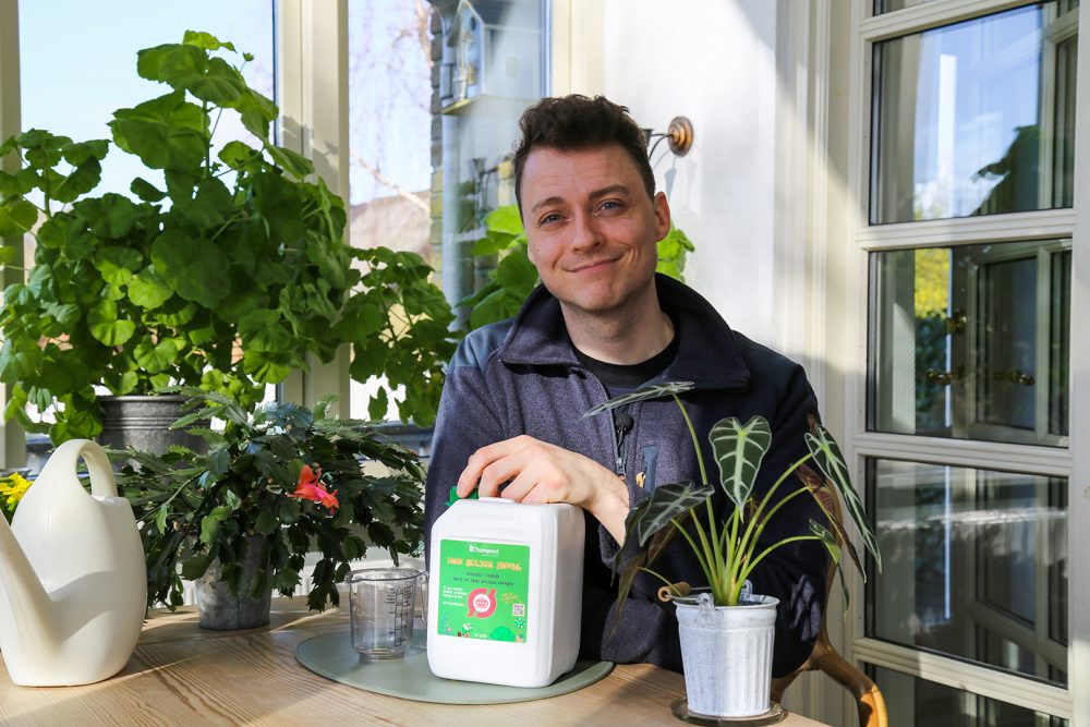 Henrik og økologisk flydende gødning fra Champost